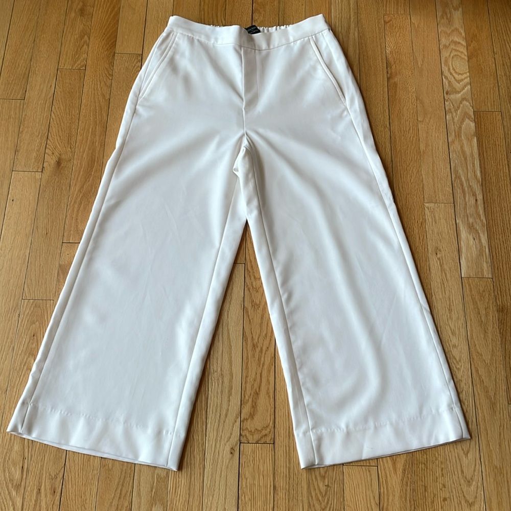 Banana Republic Cream Wide Leg Pants